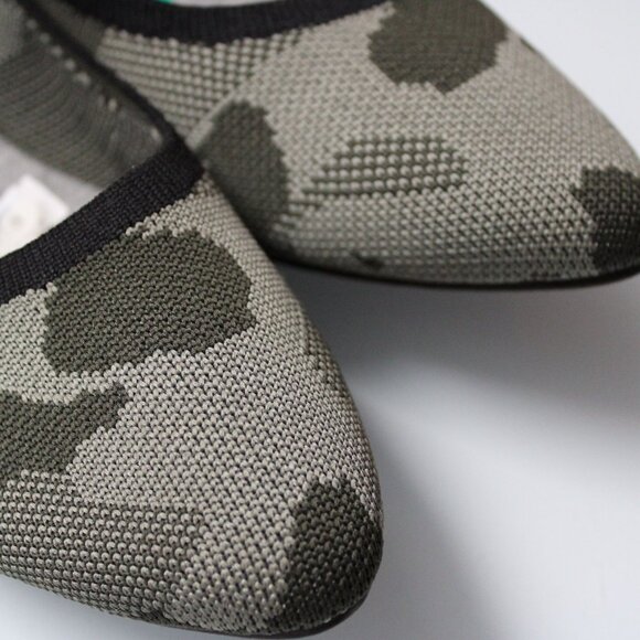 Jellypop Women’s Flats Size 7.5 Camo Knit Slip-On Shoes with Memory Foam Insole - Picture 3 of 8